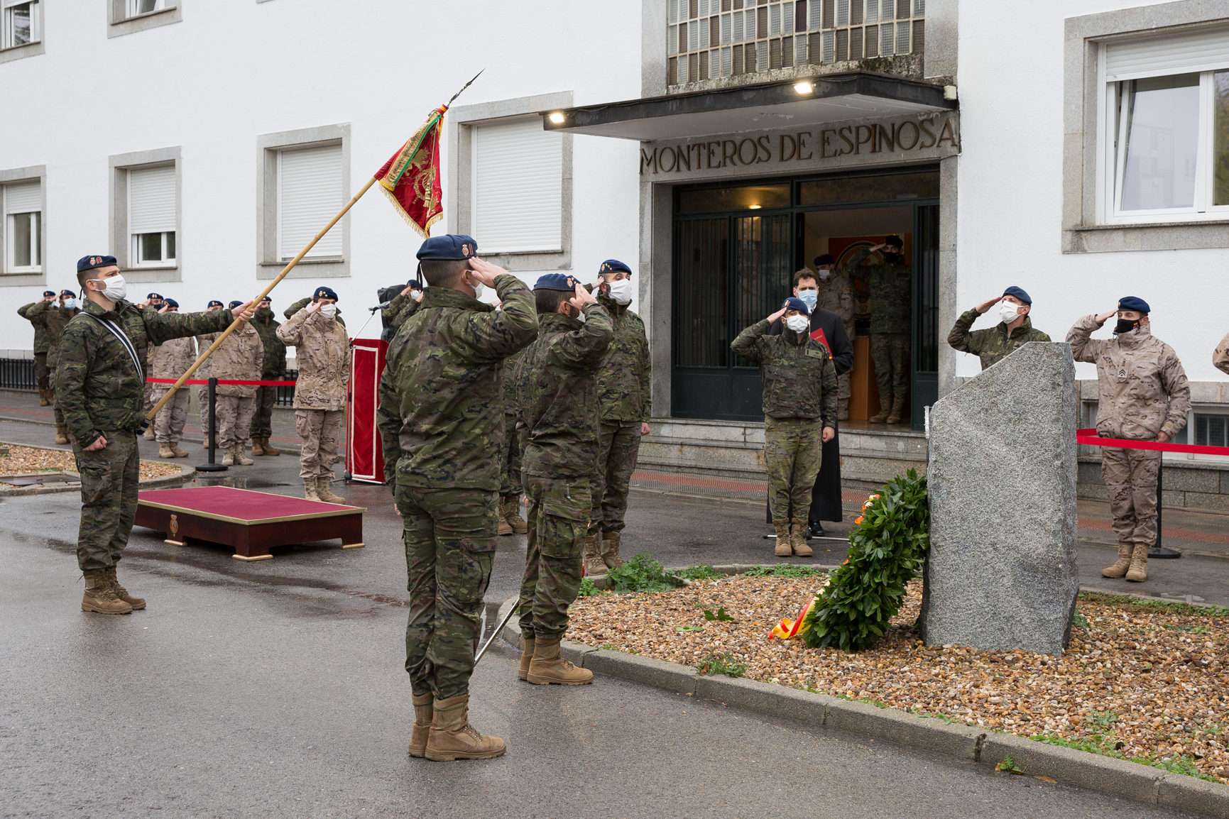 El recuerdo de nuestro compañero, el cabo Gregorio, presente entre nosotros