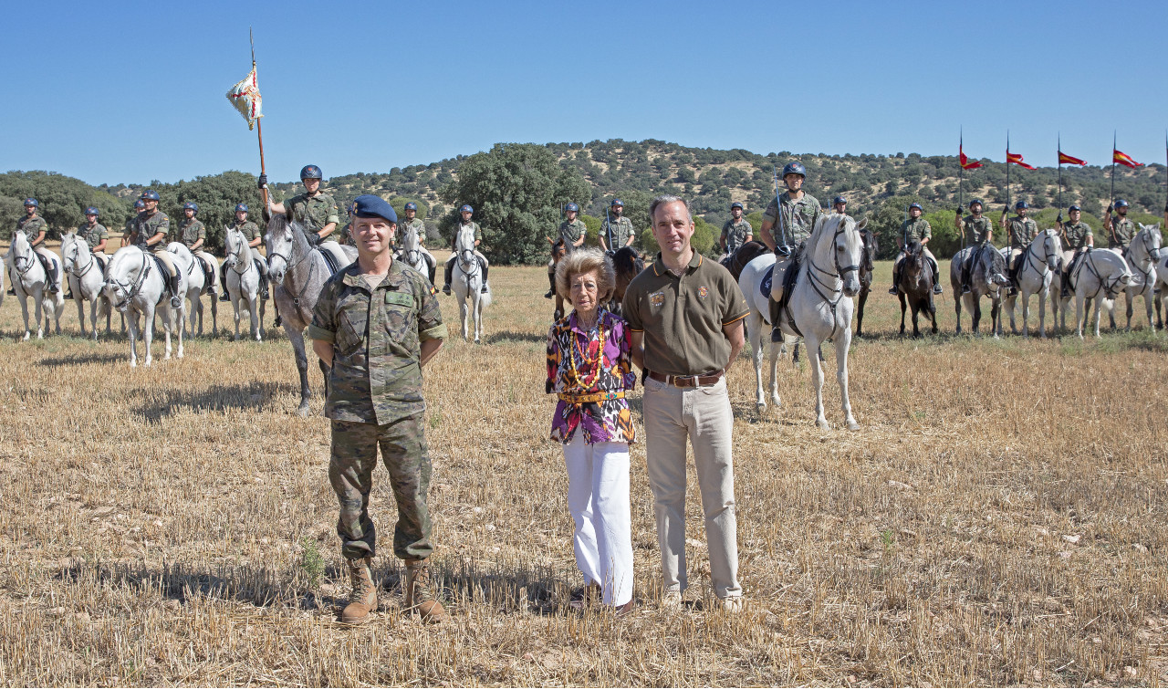 Algunos protagonistas de la jornada en la finca Los Molinillos