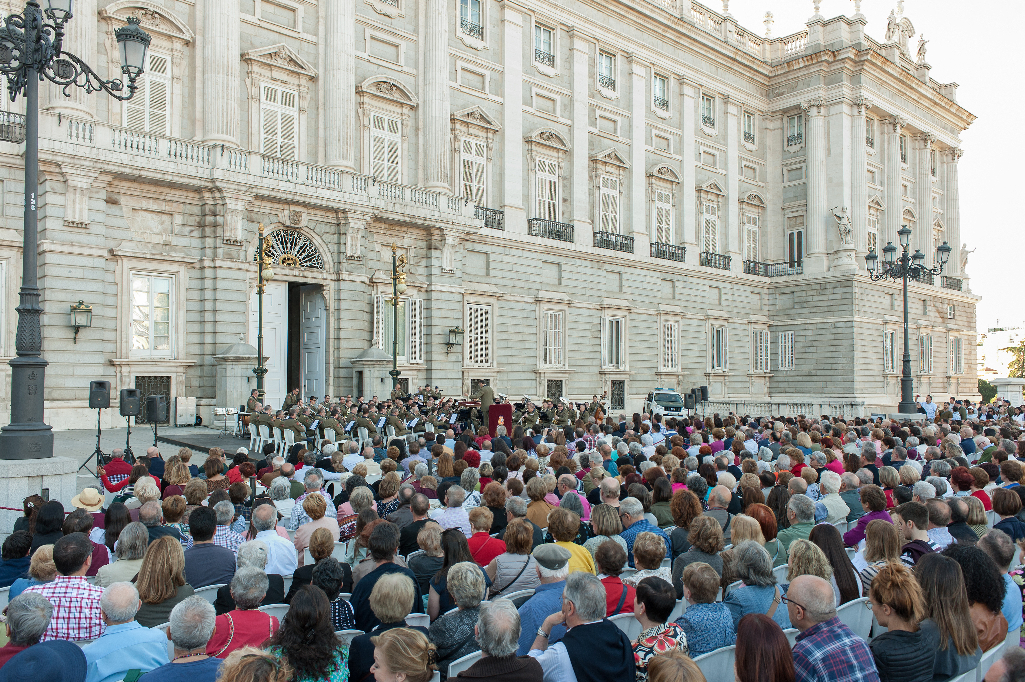 Concierto de la Unidad de Música durante los ciclos Primavera Musical en Palacio