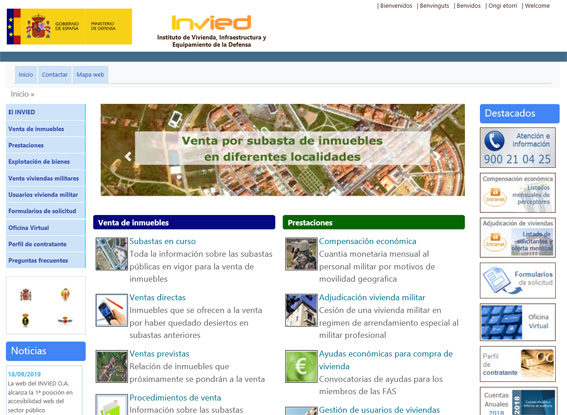 La web del INVIED O.A. alcanza la 1ª posición en accesibilidad