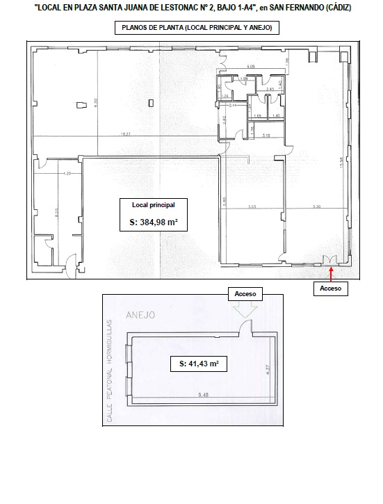 Plano del local