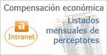 Listados de perceptores de compensación económica