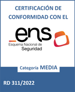 Certificación ENS-MEDIA del INVIED O. A. por el CATA-EA