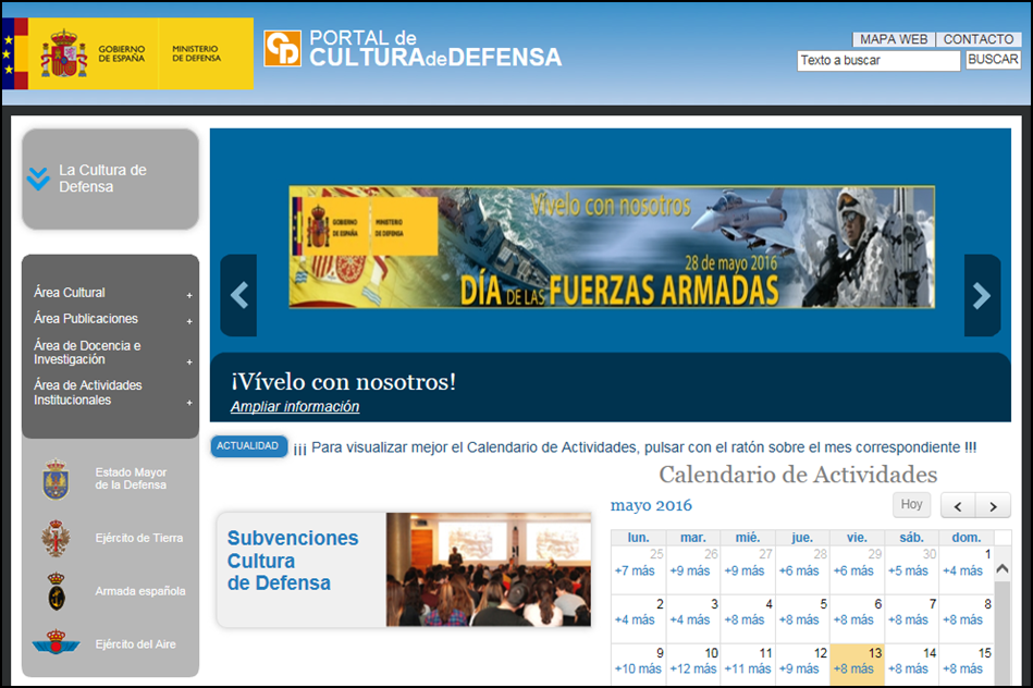 Renovación Portal de Cultura de Defensa