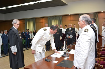 Toma de posesión Auditor Presidente del Tribunal Militar Territorial Primero
