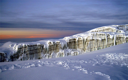 Glaciar  delKilimanjaro