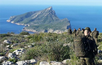 Patrulla Dragonera en la Islas Baleares.