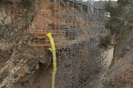 Trinchera del ferrocarril