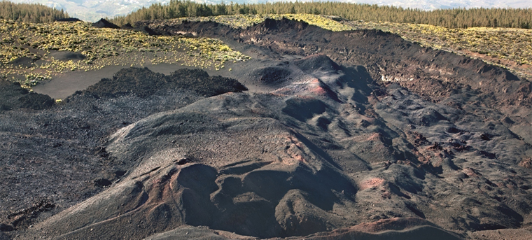 Morfología volcánica de las Islas Canarias.