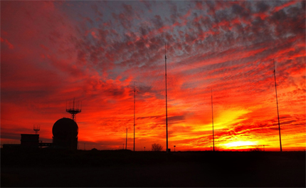 Estación de vigilancia aérea Numero 10. Sierra de Barbanza (La Coruña).