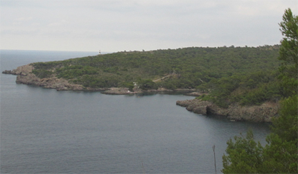 Batería de CABO PINAR en el Norte de la isla de Mallorca