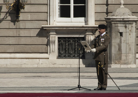 Alocución del Coronel del Regimiento