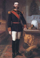 Foto: S.M. el Rey Alfonso XII, Soberano de la Orden.