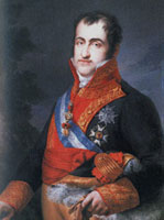Foto: S.M. el Rey Fernando VII, Jefe y Soberano de la Orden.
