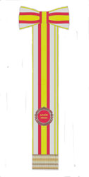 Foto: Corbata de la Medalla Militar Colectiva.