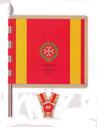 Foto: Guión Enseña de la Cruz Laureada de San Fernando Colectiva.