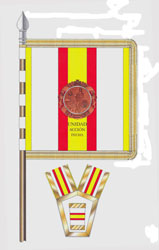 Foto: Guión Enseña de la Medalla Militar Colectiva.