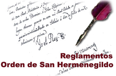 Foto: Reglamentos. Orden de San Hermenegildo