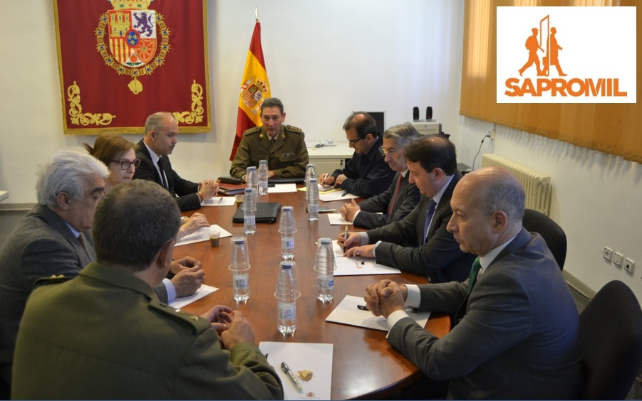 Colaboración del Ministerio de Defensa con CEPYME Aragón, CEOE Aragón y con el Instituto Aragonés de Empleo en el marco del Programa SAPROMIL