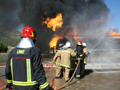 Intervención en un incendio producido por gases licuados