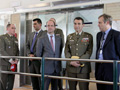 El general Muro, junto al consejero Gornés, en su visita al Servicio de Emergencia de Baleares 112