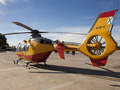 El BHELEME dispone de cuatro helicopteros medios modelos Cougar y cuatro ligeros modelo EC-135
