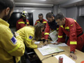 Coordinación de los intervinientes bajo la dirección de la Comunidad Autónoma de Castilla-La Mancha en el incendio de Almorox.