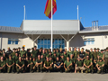 Foto de familia del Cuartel General de la UME tras el entrenamiento de la Prueba de Unidad