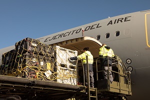 os militares han despegado esta mañana en un Airbus 330 del 45 Grupo del Ejército del Aire y del Espacio desde la Base Aérea de Torrejón.