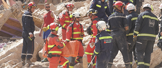 Los efectivos de la UME desplegados por el terremoto en Marruecos regresan a España