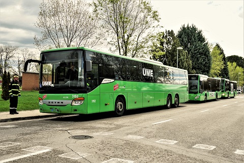 Autobuses de la empresa ALSA