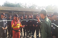 Un contingente de la UME en labores de formación y adiestramiento para la Unidad de Salvamento y Rescate de las Fuerzas Armadas de Marruecos