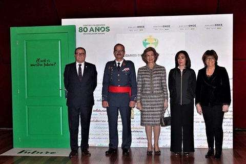 También han sido galardonados S.M. la Reina Sofía, Mapfre, María Escario y Manos Unidas, por su implicación continua con las personas con discapacidad