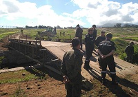 En el simulacro han participado también Unidades de la Comandancia General de Melilla, como el Regimiento de Ingenieros Nº8