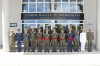 El Jefe de Estado Mayor de la Defensa, general de ejército Fernando Alejandre, ha visitado la Unidad Militar de Emergencias como parte de su primer encuentro con unidades en la Base Aérea de Torrejón de Ardoz.