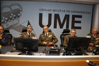 El general Alejandre ha presidido desde el Centro de Operaciones Conjunta el Punto de situación de la 