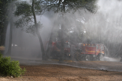 El Batall&oacute;n toma parte en el simulacro de incendio forestal del Parque Regional de Sierra Espu&ntilde;a (Murcia)