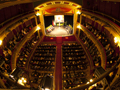 Vista del teatro Vico de la localidad murciana de Jumilla donde tuvo lugar el acto