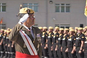 El general jefe de la Unidad (GEJUME), Francisco Javier Marcos Izquierdo, ha presidido la ceremonia
