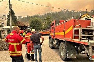 La prioridad inicial se centró en la defensa de las localidades de Mosterinho, Gourim, Cobertinha, Sobral y Val de Maceira, trabajando en estrecha coordinación con los bomberos lusos y los medios aéreos