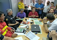 El teniente general Jefe de la UME, Miguel Alcañiz, se desplazó hasta Yeste donde asistió a una reunión en el PMA Junto al Consejero de Agricultura de Castilla-La Mancha Francisco Martínez