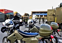 En este ejercicio han participado cerca de 120 militares y más de 40 vehículos