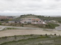 El recinto ferial de Arganda del Rey, situado en una zona elevada, acogío las instalaciones del campamento de damnificados