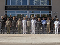 Foto institucional de la visita del JEMAD angoleño