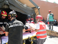 Efectivos pertenecientes al III Batallón de Bétera y a la Cruz Roja Española efectúan un ejercicio conjunto de Atención a Múltiples Víctimas consecuencia de un seísmo
