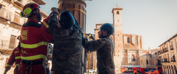 La UME celebra en Sigüenza las jornadas ‘BIC 2026’ para reforzar la protección del patrimonio cultural en emergencias