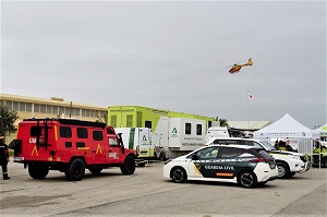 En el simulacro participaron más de 700 intervinientes de diferentes servicios de emergencias como cierre de las Jornadas de Gestión de Accidentes con Múltiples Víctimas