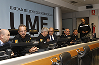 La comitiva ha podido conocer de primera mano el Centro de Operaciones Conjuntas (JOC).