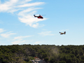 La UME participa en un simulacro de incendio forestal en Menorca