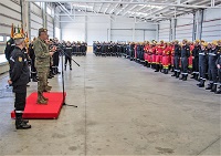 Antes de finalizar su visita, el JEME se dirigió al personal del Ejército de Tierra destinado en la UME